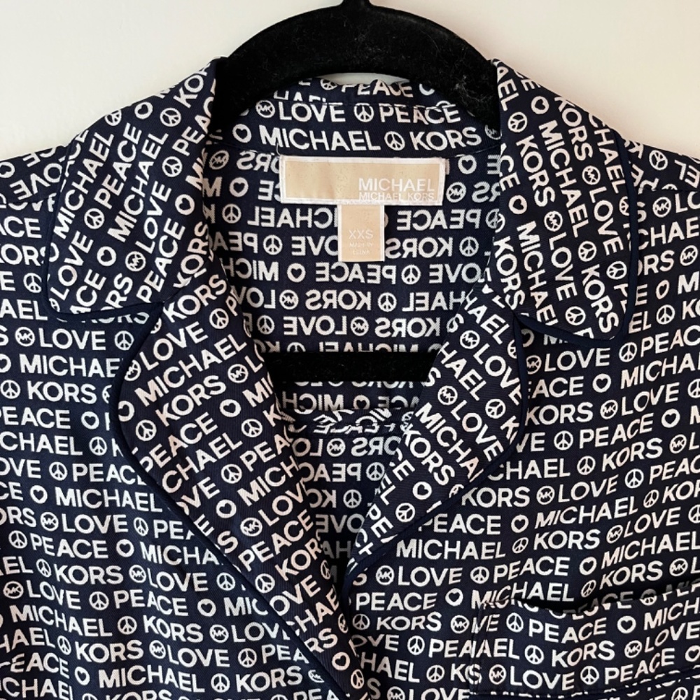 Michael Michael Kors Button Down Satin Blouse - image 5